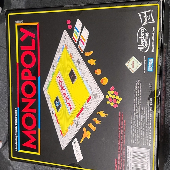 Monopoly Neon Pop Board Game for Kids Ages 8 & Up for 2-6 Players new - Picture 2 of 3